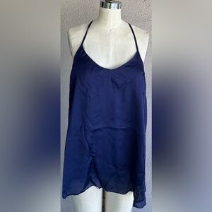 Elegant Navy Blue Camisole
